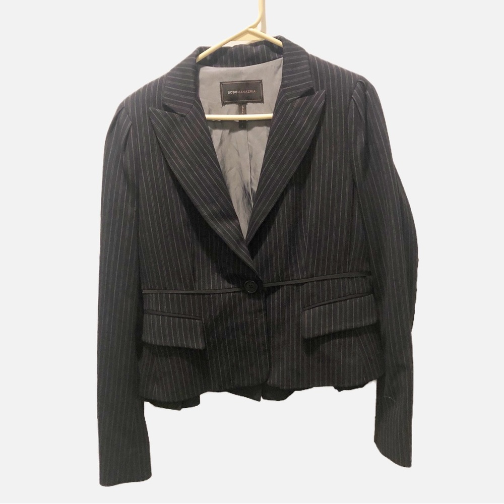 BCBGmaxazria Margaritte striped blazer